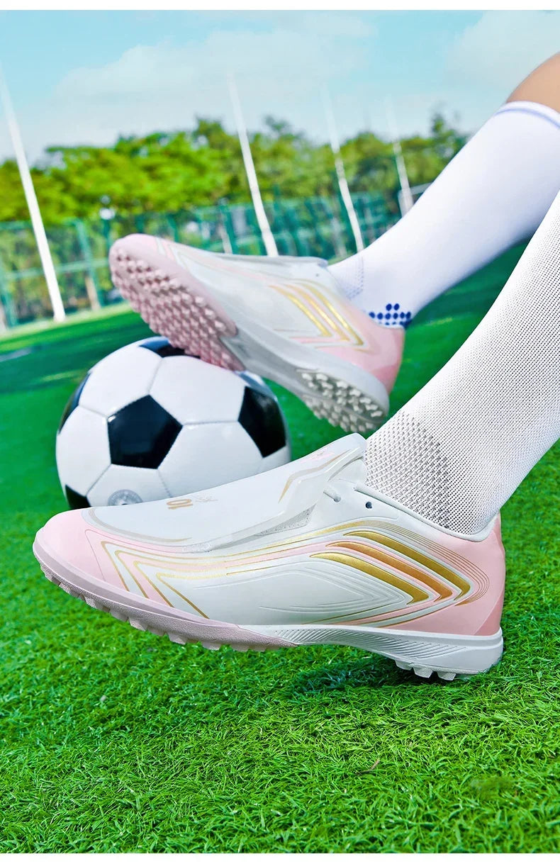 Nouvelles chaussures de football pour hommes, baskets de futsal, crampons, chaussures de football, pour terrain en herbe, montantes, pour l'extérieur, antidérapantes, pour l'intérieur, haute qualité, meilleures ventes