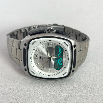 Creative Digital Display Square Quartz Watch Men with Large Dial High-end Luminous Fashion Style Gift Men's Watches Alarm Clock