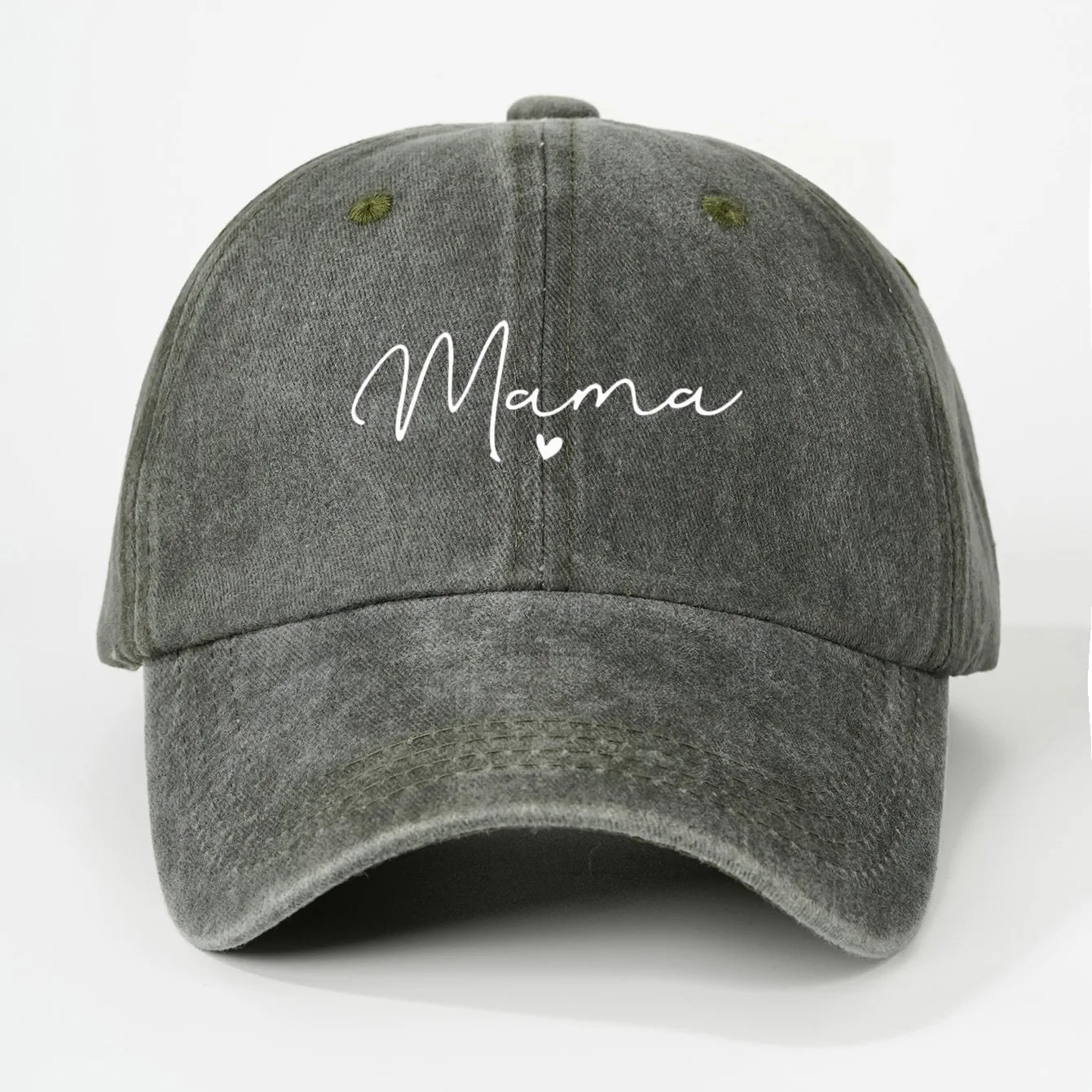 New Printed heart-shaped letters "mama" are fashionable and versatile baseball caps that are suitable for daily outdoor casual w