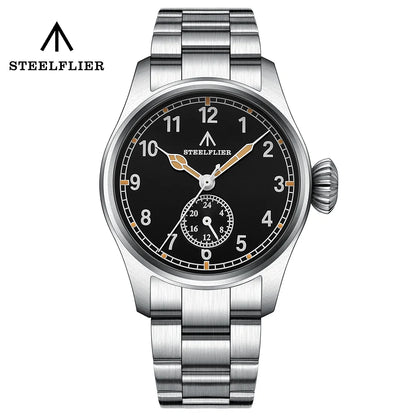 Relógio de Pulso de Quartzo de Luxo STEELFLIER Official SF746, Luminoso Suíço, Movimento Silencioso VH60, 20Bar, Impermeável, Multi-Fuso Horário