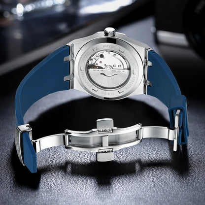 Specht&Sohne New Classic Men's Watch 50M Waterproof Luminous Sapphire Crystal Blue Automatic Mechanical Watches Reloj Hombre