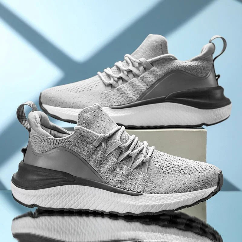 NEW Mijia Sport Shoes 4 Lightweight Ventilated Elastic Knitting Leisure Breathable Non-Slip Running Trainer Sneakers
