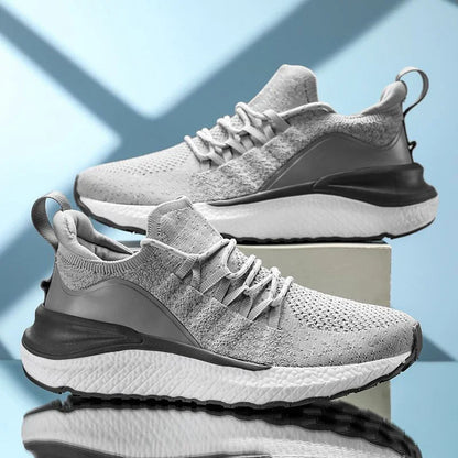 NEW Mijia Sport Shoes 4 Lightweight Ventilated Elastic Knitting Leisure Breathable Non-Slip Running Trainer Sneakers
