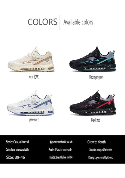 Scarpe da running da uomo primavera/estate, scarpe da trekking outdoor resistenti all’usura con chiusura BOA, stile sportivo e casual traspirante