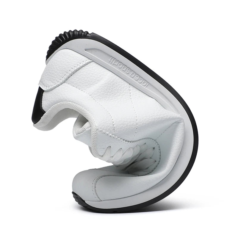 Leisure Running Summer Fashion Anti-Slip Mountaineering PU Leather Sports Shoes, Tennis Trend, Hot Selling Men’s White Flat Shoes