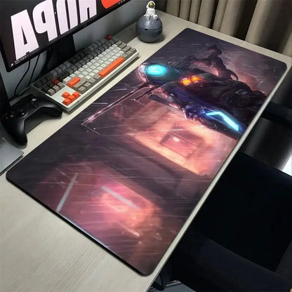 Ana Shrike Overwatch Mousepad Mouse Mat Desk Mat With Pad Gaming Accessories Prime Gaming XXL Keyboard Pad Padding Mat