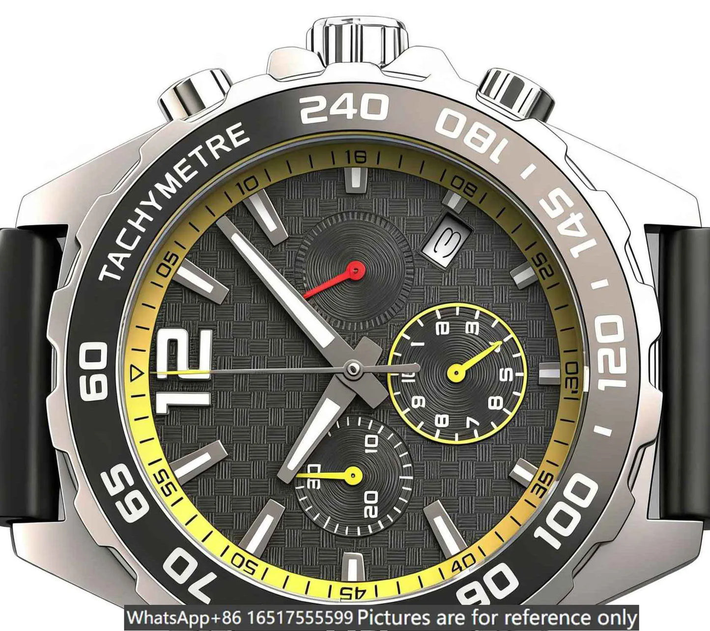 43mm Men Luxury Watches in 904L Steel Quartz Movement Exquisite Heritage And Artisanal Excellence-T