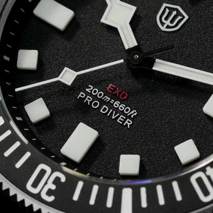 Watchdives EXD V2 40mm Titanium Watch Exchangeable X Design VH31 Sweep Second Movement Quartz Watches Luminous Waterproof 200M