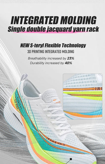 2025 IRUNSVAN SHADOW WING 2.0 PRO Marathon Air Cushion Sports Running Shoes, Carbon Plate Trail Running Shoes, Lightweight Sneakers