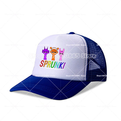 Cappellino da baseball Sprunkis: semplice, alla moda, sportivo, casual, copricapo popolare, cappellini con personaggi anime, cappellino estivo per proteggersi dal sole, regalo di compleanno