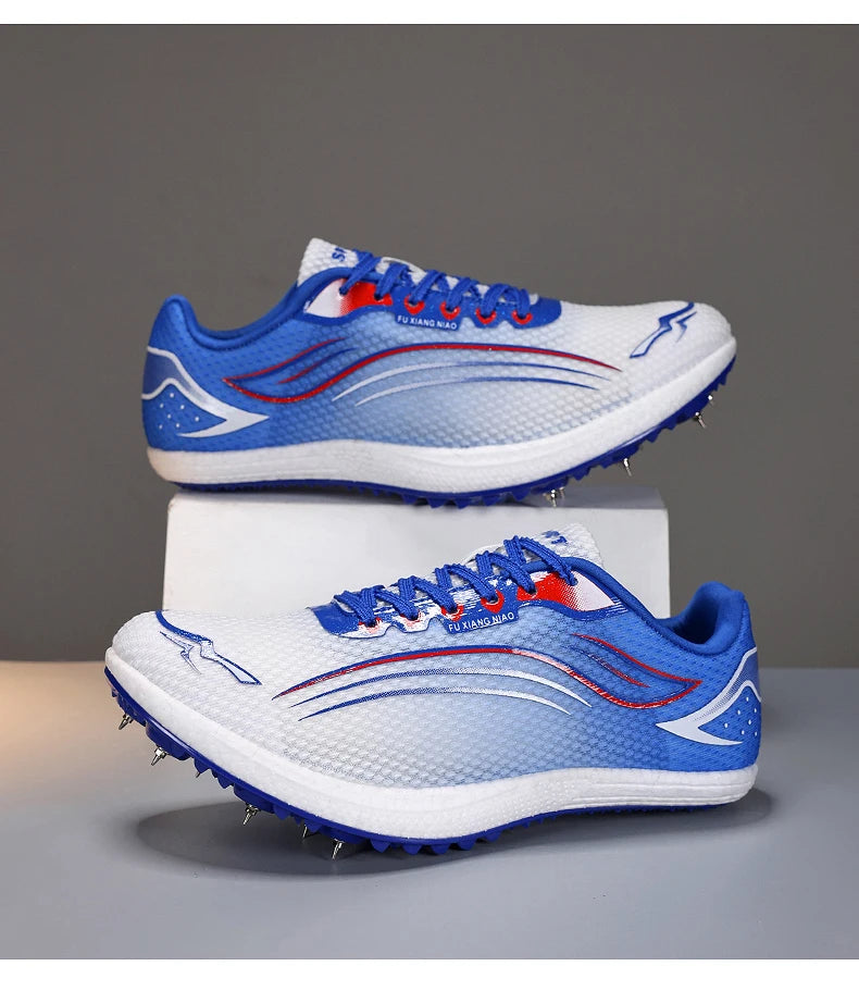 High Quality Men Women Track and Field Shoes Youth Anti Slip Sneakers Outdoor Professional Jumping Runn Shoes Student Trainers