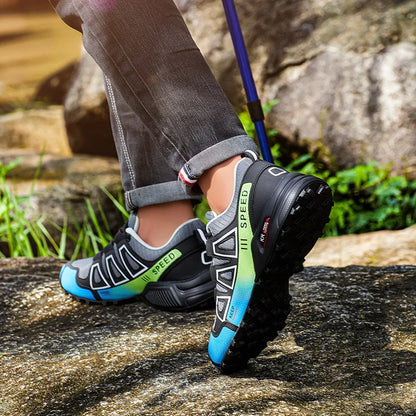 Scarpe da trekking da uomo impermeabili da outdoor con lacci, scarpe sportive, scarpe casual da bicicletta da donna, scarpe tattiche da allenamento da campo antiscivolo