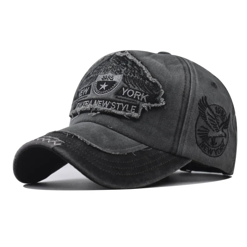 CNTANG Summer New Baseball Cap Men's Fashion Embroidered Pentagram Letter Caps Men Casual Cotton Designer Hip Hop Hat Snapback