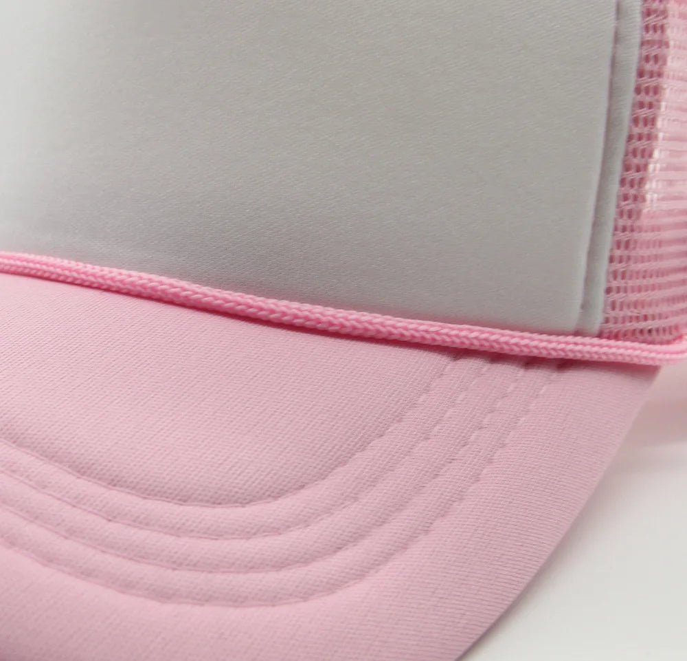 SpongeBobs Baseball Cap Kids Adult Summer Outdoor Sports Sun Hat Child Cute Letter A-Z Sunbonnet Breathable Mesh Headgear Gift