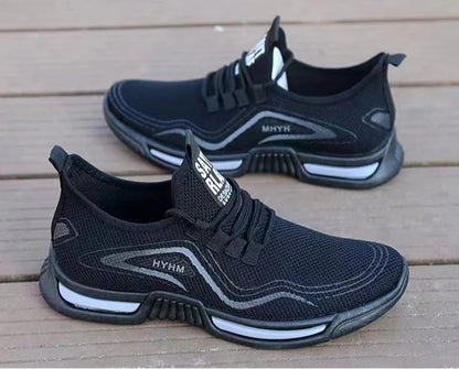 Chaussures de course de loisirs pour hommes, baskets respirantes à la mode, semelle souple, en maille, résistantes, polyvalentes, de sport, nouvelle collection été