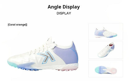 Kelme Men Training Tf Broken Nails Soccer Shoes Artificial Grass Anti-slippery Youth Football Shoes Calfskin Competition Shoes