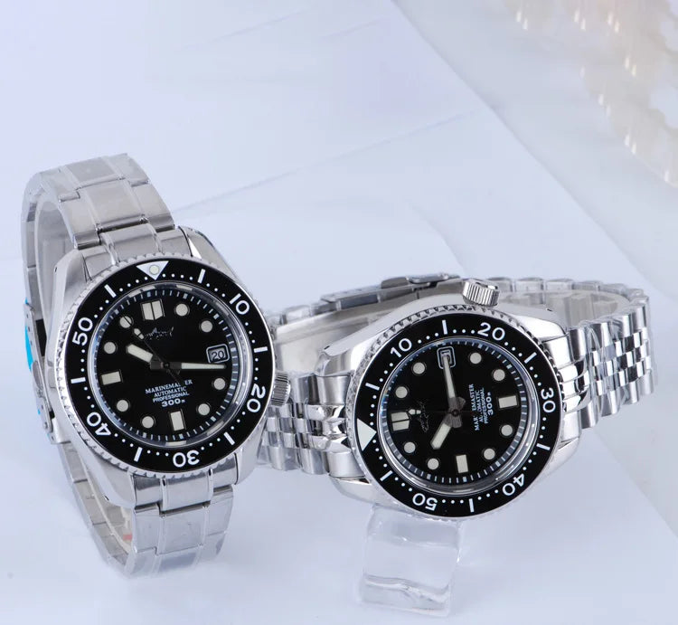 Heimdallr Diver Watch For Men MM300 Sumo SBDX 300M Waterproof Sapphire Crystal C3 Luminous NH35 Automatic Movement Wristwatch