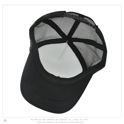 SpongeBobs Baseball Cap Kids Adult Summer Outdoor Sports Sun Hat Child Cute Letter A-Z Sunbonnet Breathable Mesh Headgear Gift