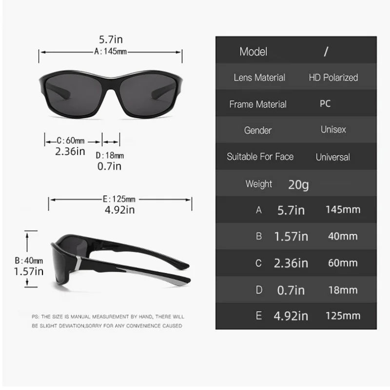 Okum fashion polarized glasses UV400, anti UV, glare, strong light, suitable for cycling, driving, fishing, etc