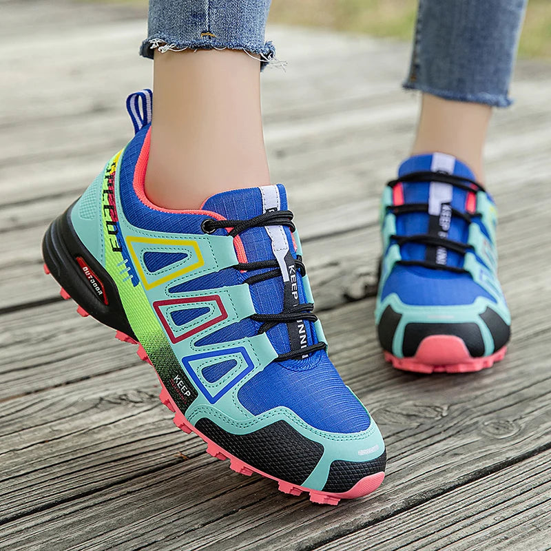 Women’s Waterproof Hiking Shoes Outdoor Sports Shoes Women’s Walking Travel Sports Shoes Bicycle Sports Shoes Running Sports Shoes