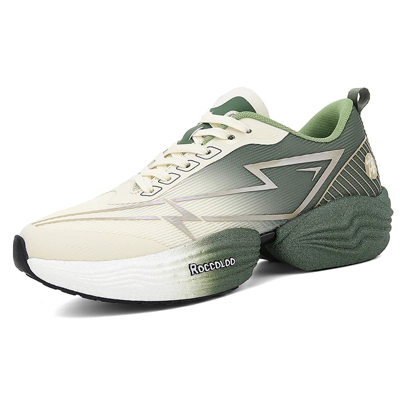 Couple Sports Shoes Professional Marathon Comfortable Jogging Shock-absorbing Training Shoes High Rebound Anti-Slip Racing Shoes