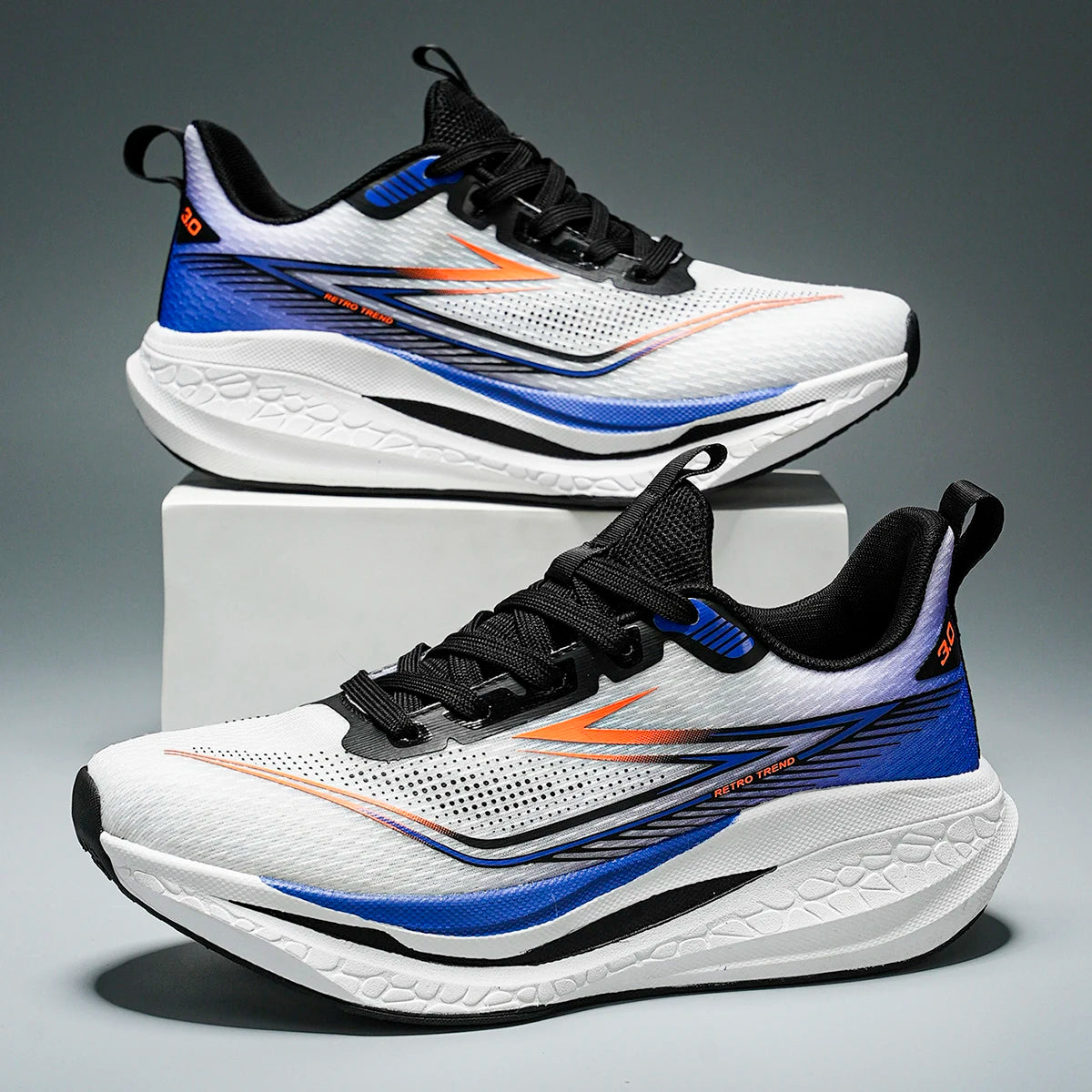 Zapatillas deportivas de talla grande para hombre, cómodas y versátiles, para senderismo al aire libre, running, uso casual y entrenamiento en pareja, con estilo moderno