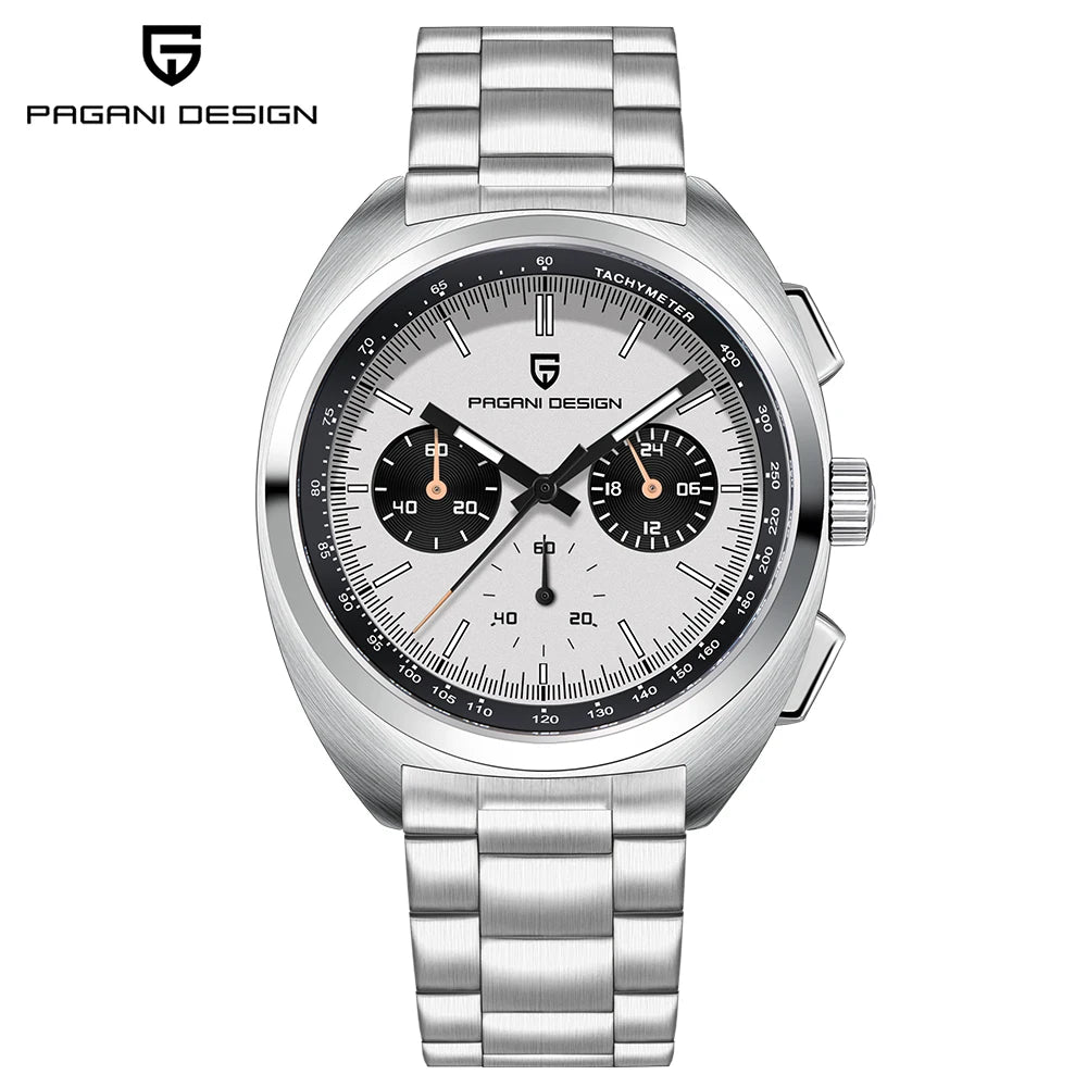 PAGANI DESIGN 2026 NEW Turtle Back Chronograph 1782 Watch for Man Fashion Men's Quartz Watch Luminous relogios masculino