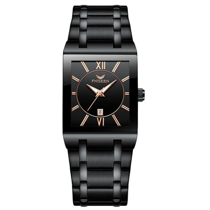 Reloj de pulsera de lujo BINBOND con mecanismo de cuarzo de alta precisión para hombre, luminiscente, resistente al agua, con fecha automática, fabricado en acero inoxidable duradero y de estilo informal.