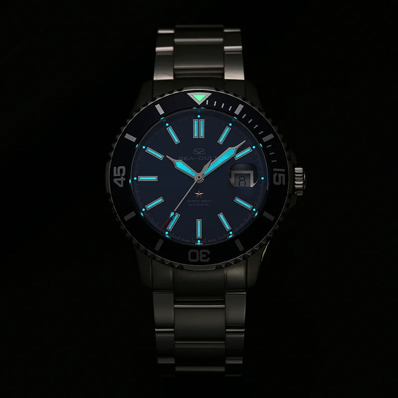 Seagull relogio masculino Men Watch 200m Diving Business Waterproof Fashion Automatic Mechanical Watch Ocean Series 816.32.1523