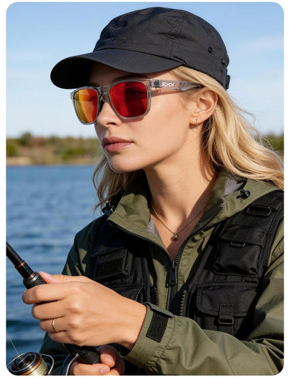 SCVCN Outdoor Polarized Water Sports Beach Ocean Sea Platform Fishing Cycling MTB Sunglasses Bicycle Sports Hiking Eyewear UV400