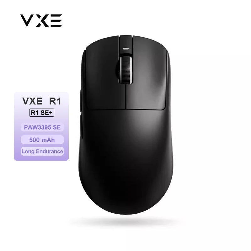 Rato Gaming Sem Fios ATK VXE Dragonfly R1 Pro MAX PAW3395 R1 SE Plus Personalizado para Esports e FPS, Recarregável e Leve