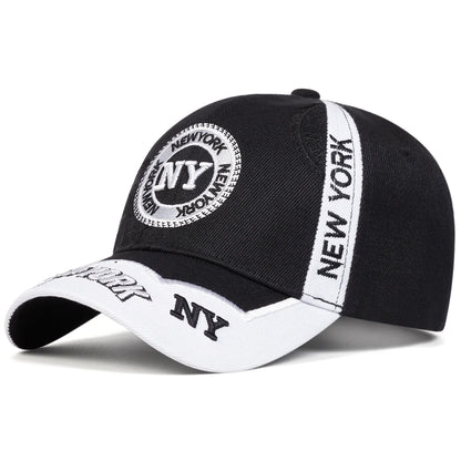 Unisex Letter Embroidery Baseball Caps Spring and Autumn Outdoor Adjustable Casual Hats Sunscreen Hat