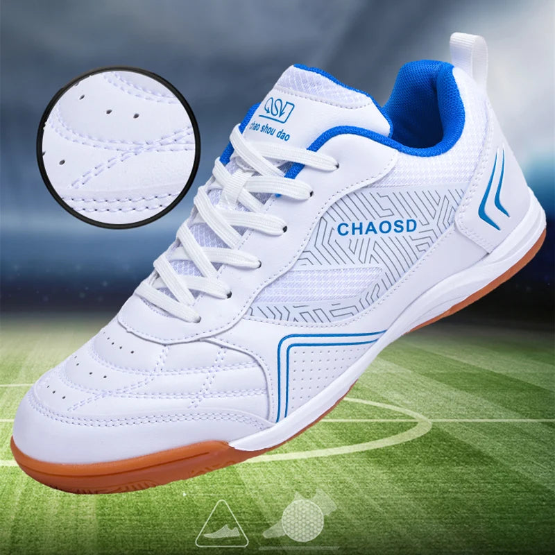 Men's Professional Soccer Cleats Anti-Slip Futsal Training Cleats Wear-Resistant Ultralight Outdoor Indoor Unisex Sneakers