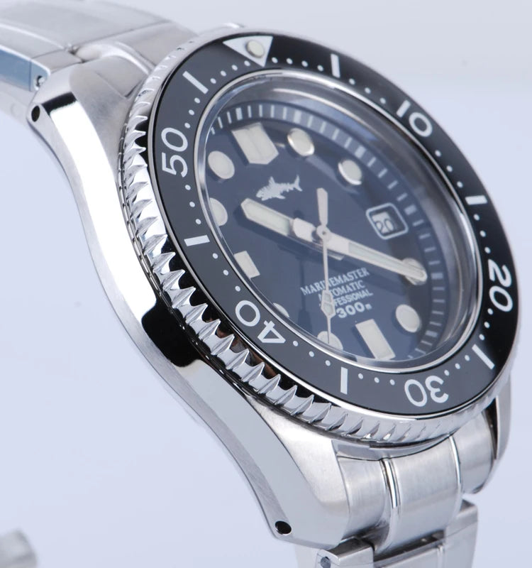 Heimdallr Diver Watch For Men MM300 Sumo SBDX 300M Waterproof Sapphire Crystal C3 Luminous NH35 Automatic Movement Wristwatch