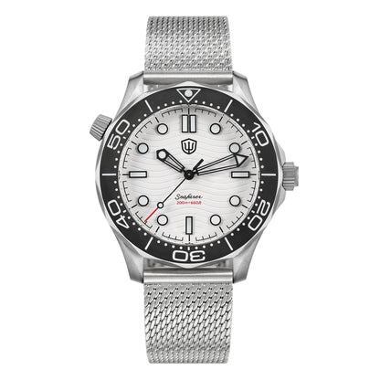 Watchdives 42mm Titanium Dive Watch NTTD VH31 Sweep Second Quartz Movement 200m Waterproof Super Luminous Men Watches