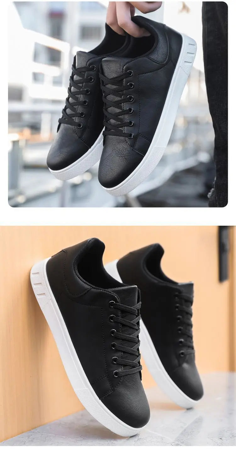 Sapatos de Homem 2026 Novo Estilo Quatro Estações, Versáteis e Modernos, Sola Macia, Brancos, Casuais e Respiráveis para o Verão