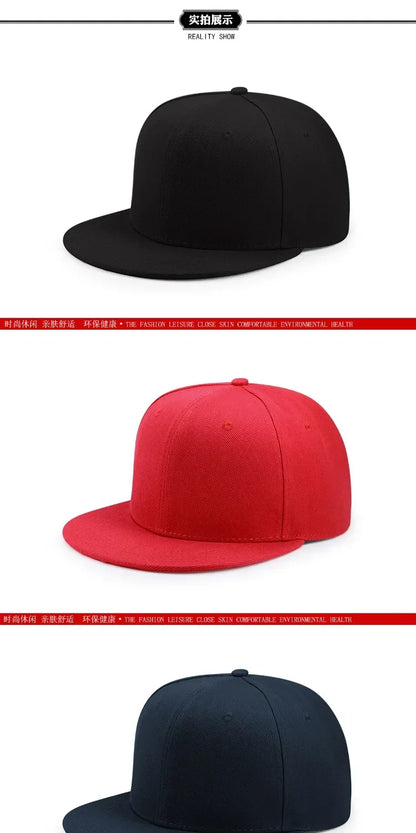 Big Bone Man Cappellini da baseball taglie forti per adulti con visiera piatta, cappellini hip hop aderenti per uomo e donna, cappellini grandi, cappellini snapback, taglie da 6 3/4 a 8