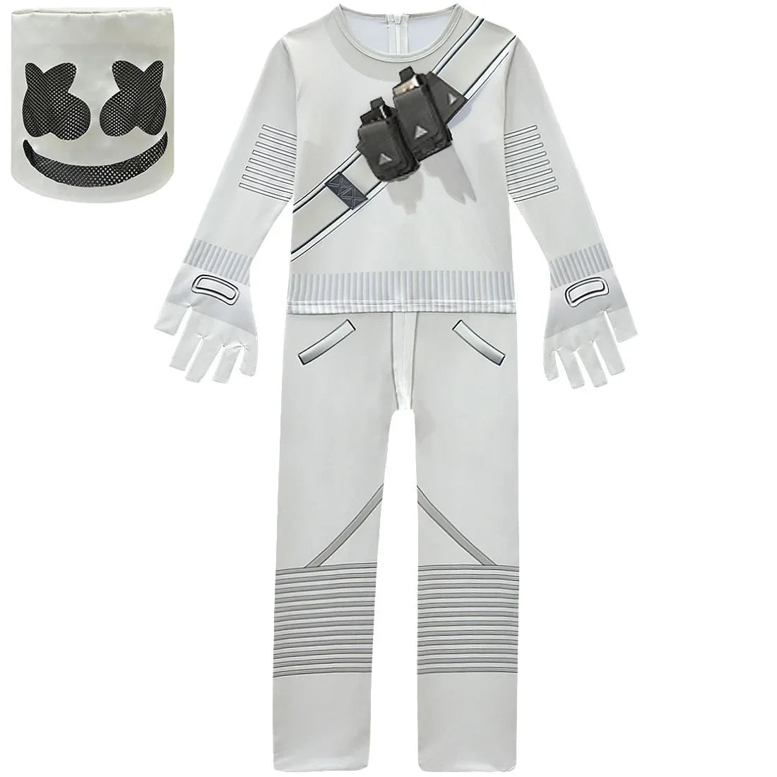 ❤★❤DJ guerrilla warfare Costumes Jumpsuits Kids Clown Cosplay Clothes Halloween Christmas Costume Party Game Cos Fortnites Co★♥★