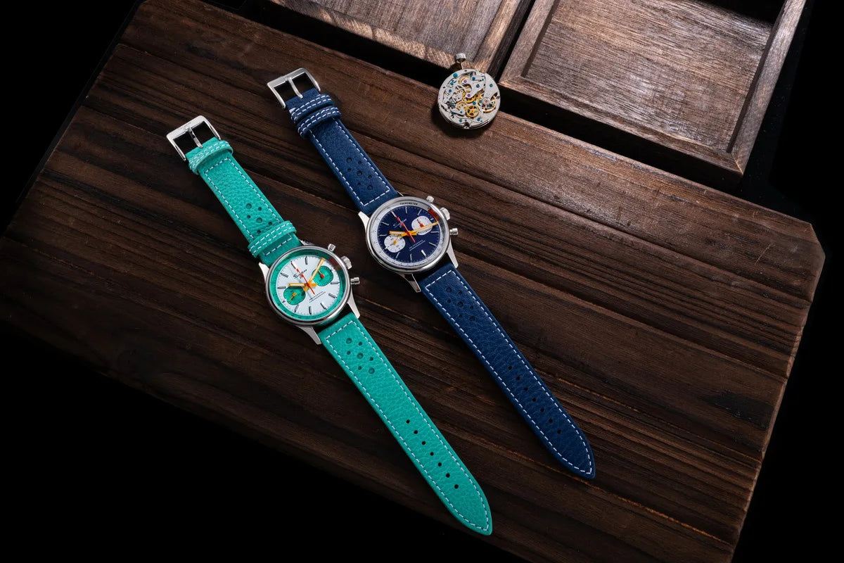 Sugess Chronograph Watch for Man ST19 Swanneck Movement Mechanical Wristwatches Sapphire Crystal Pilot Military Racing Clock New