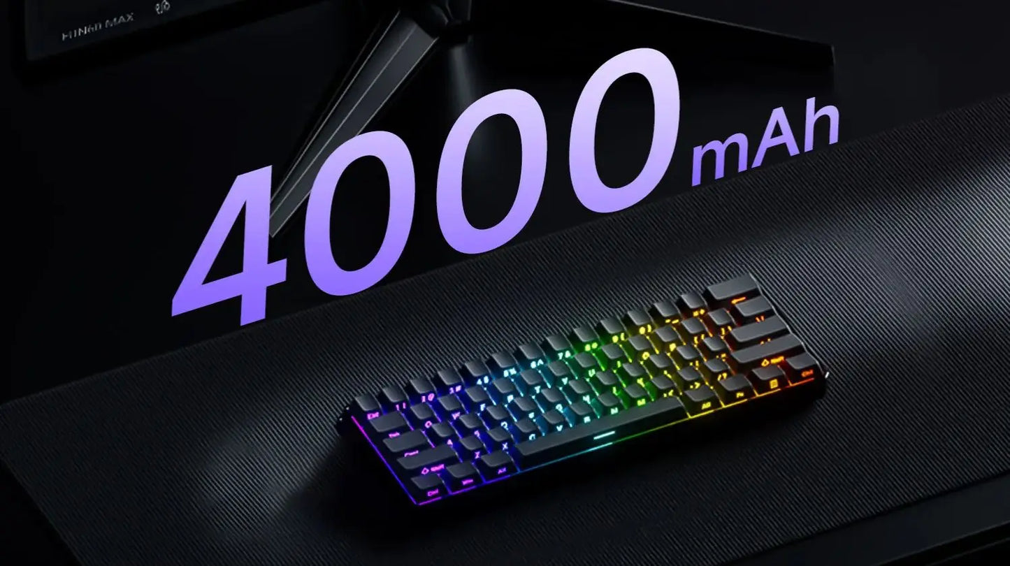 Akko MonsGeek FUN60 Ultra Mechanical Gaming Keyboard Magnetic Switch 60% Rapid Trigger 8K HE/TMR Custom Aluminum Keyboard Gamer