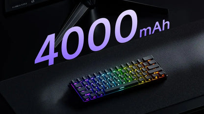 Akko MonsGeek FUN60 Ultra Mechanical Gaming Keyboard Magnetic Switch 60% Rapid Trigger 8K HE/TMR Custom Aluminum Keyboard Gamer