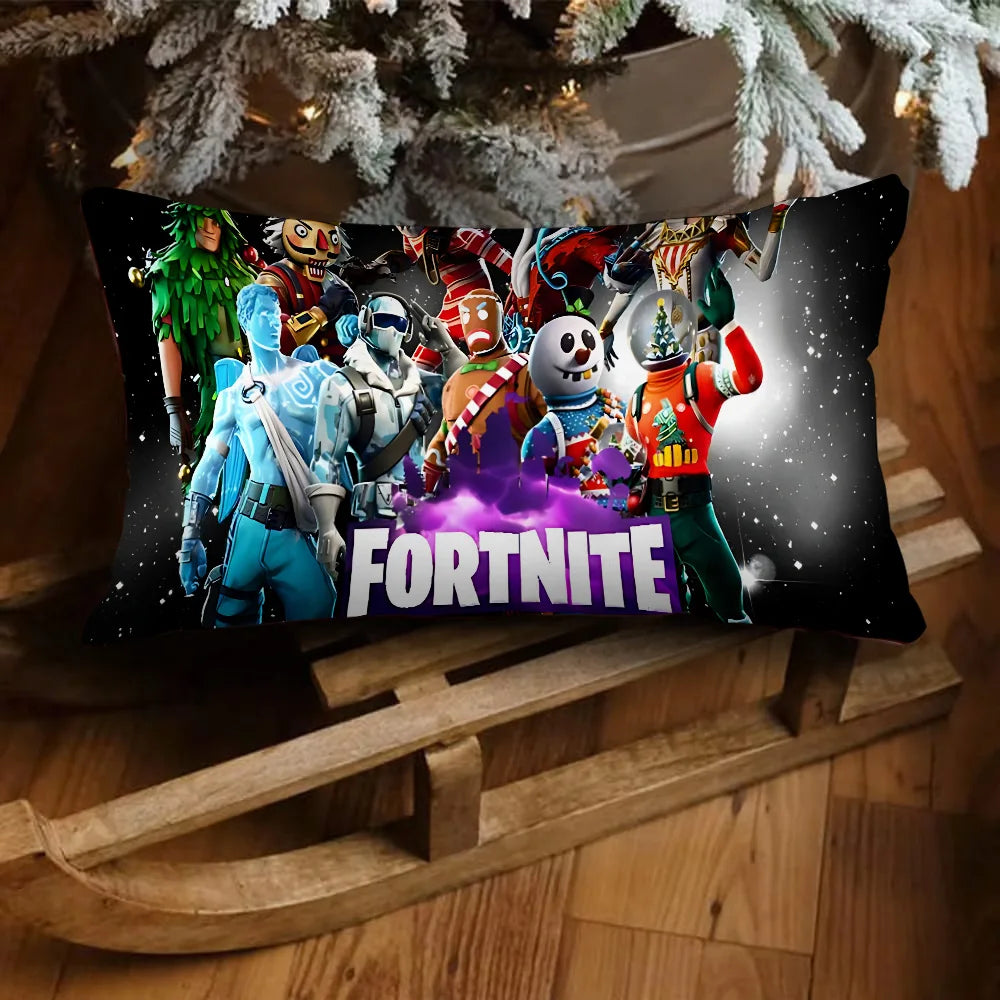 Game Fortnite Luxury Double-sided Printed Rectangle Pillowcase Bedside Pillowcase Sofa Cushion Cover Room Home Decoration