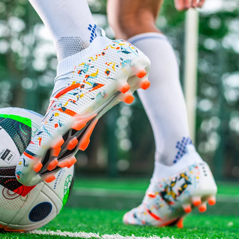 Chaussures de football professionnelles pour hommes, crampons de football pour gazon artificiel, chaussures de football pour jeunes, baskets antidérapantes pour hommes, Society Chuteira