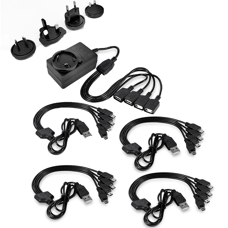 Cuffie wireless Silent Disco RF LED DJ Party 863–865MHz/915MHz con illuminazione LED a 3 canali e batteria da 10H