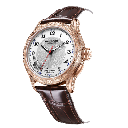 HANBORO hourly clock series men's fully automatic mechanical watch 5379