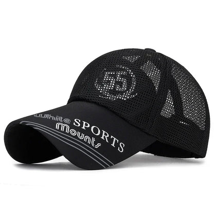 Fashion Accessories Print Pattern Breathable Brim Baseball Cap Unisex Outdoor Travel Casual Sport Adjustable Snapback Hat