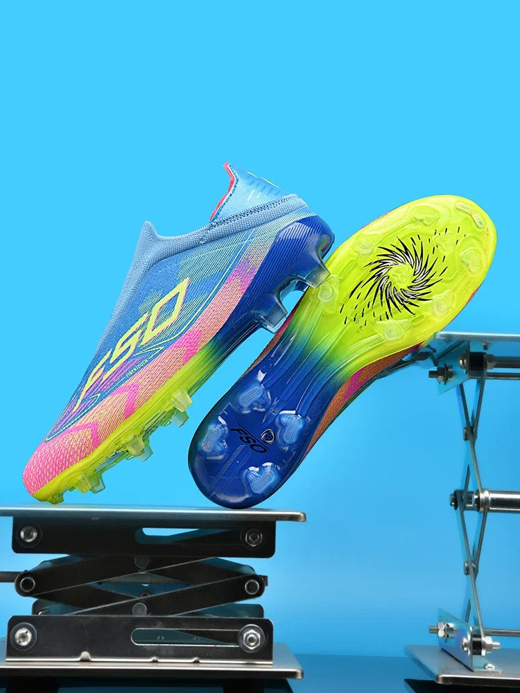 Chaussures de football professionnelles originales pour hommes, résistantes au gazon, chaussures de football décontractées de haute qualité pour hommes, chaussures de football pour entraînement rapide