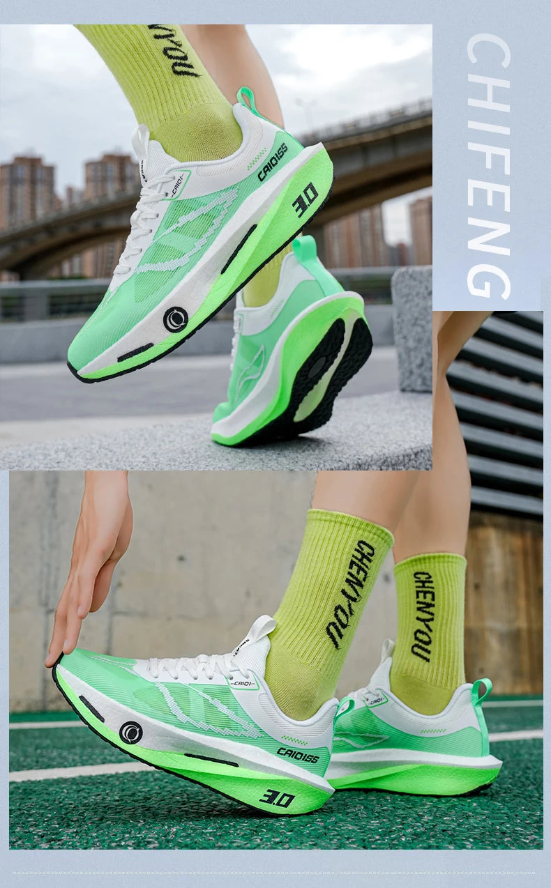 Running Shoes Carbon Plate Marathon Men Sports Specialty Breathable Lightweight Women's Comfortable Athletic Outdoor Sneakers