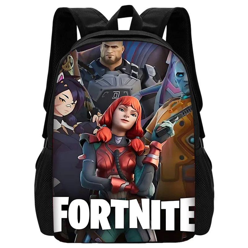 Mochilas infantis Classic Game Fortnites para meninos e meninas, presente de aniversário para estudantes, mochilas escolares unissexo para criança, mochila de campismo durável