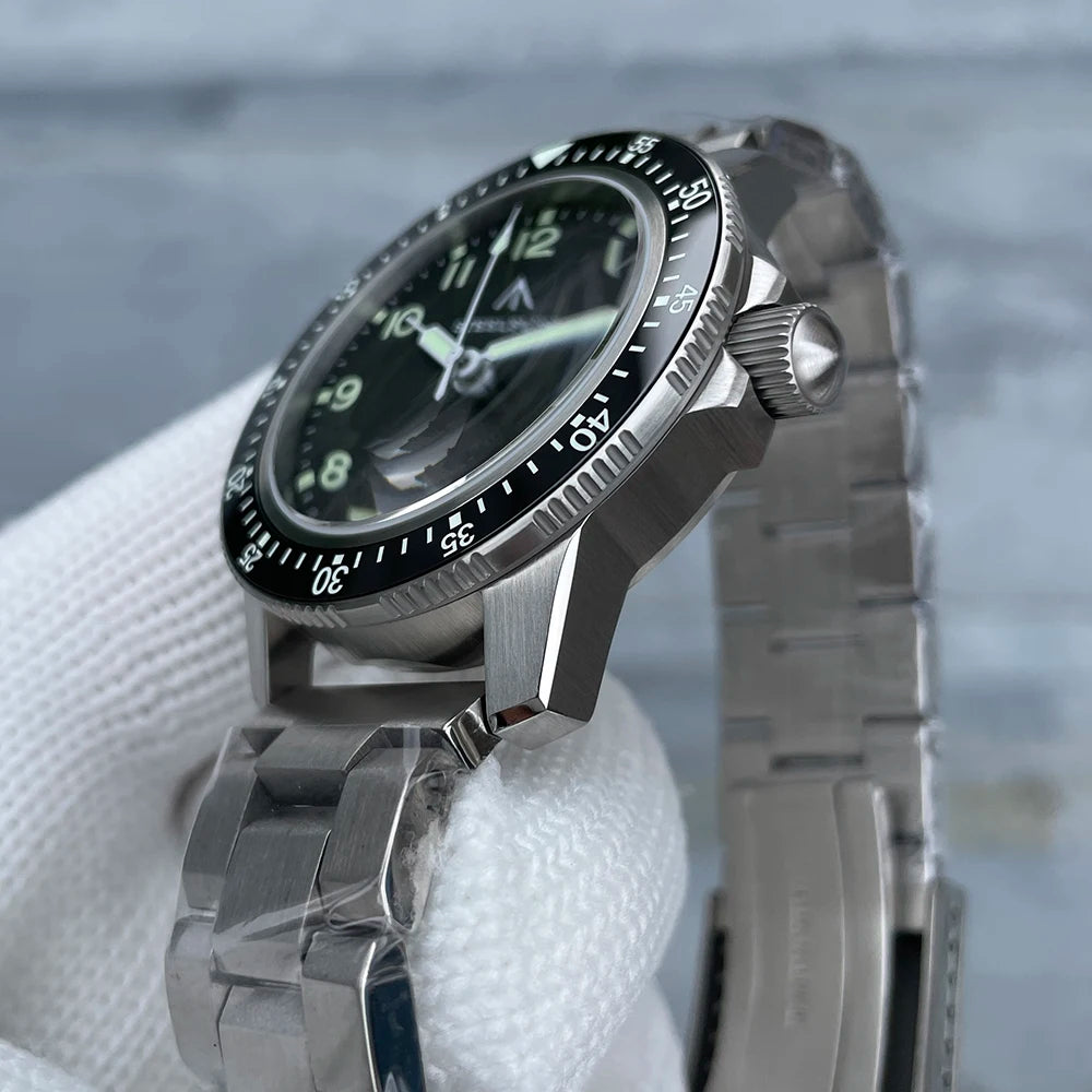 STEELFLIER Official SF787 Dive Luxury Wristwatches Double Calendar NH36 Movement Super Luminous 200M Waterproof Mechanical Watch